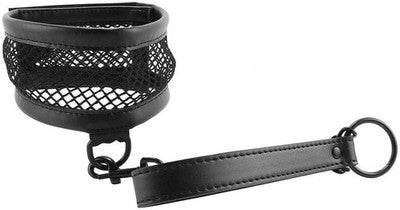 S&M Fishnet Collar & Leash Set