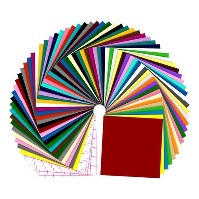 Prime Vinyl 70 Permanent Self Adhesive Sheets for Cricut 12x12in 65+5