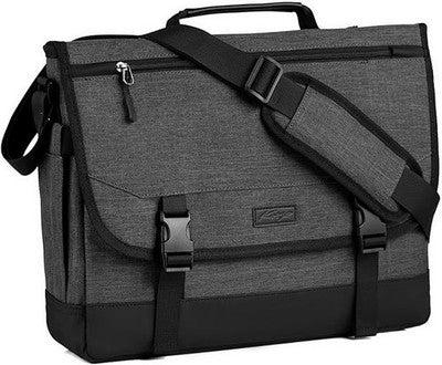Kasgo Waterproof Laptop Shoulder Bag 15.6in Messenger Briefcase Black