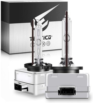 TECTICO D1S Xenon Bulbs 35W 4300K Warm White +300% HID Headlight 2 Pack