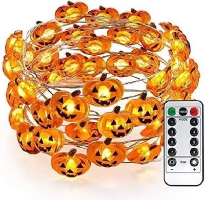 Philzops Halloween Pumpkin Fairy Lights 4 M 40 Led Battery Operated With Remote