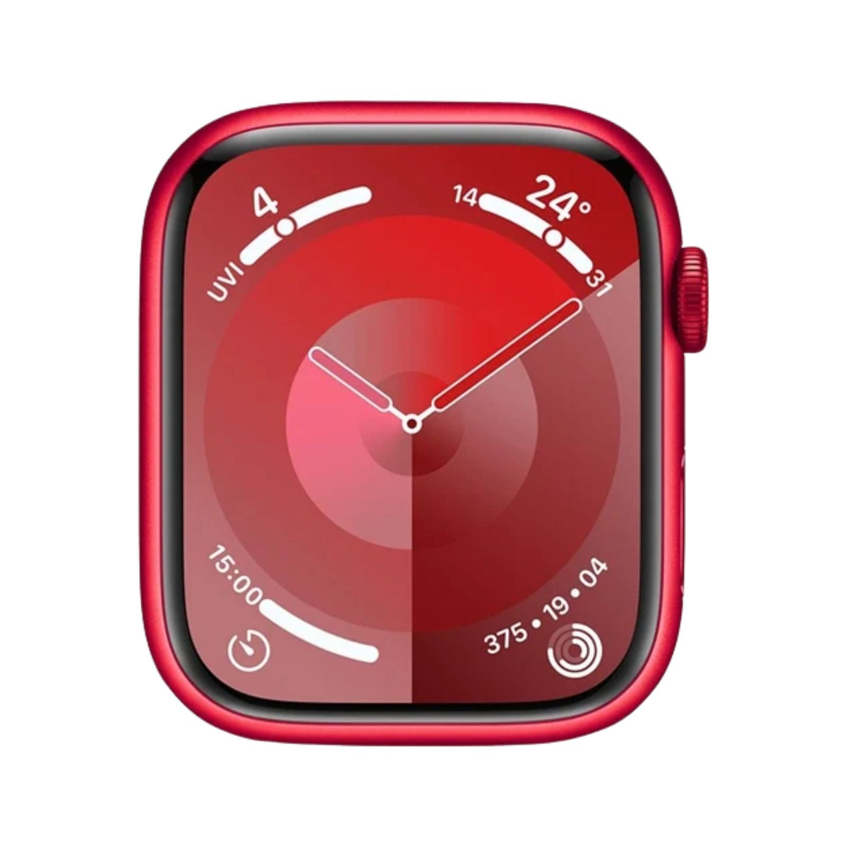 Apple Watch Series 9 (Cellular, 45 mm) Red Aluminium Case + Red Strap