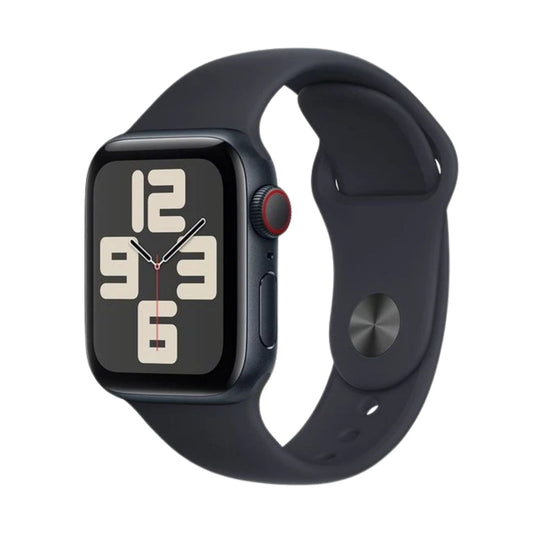 Apple Watch SE 2nd Gen (GPS, 40mm) Midnight Aluminium Case + Black Strap