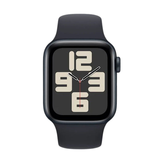 Apple Watch SE 2nd Gen (Cellular, 40mm) Midnight Aluminium Case + Black Strap
