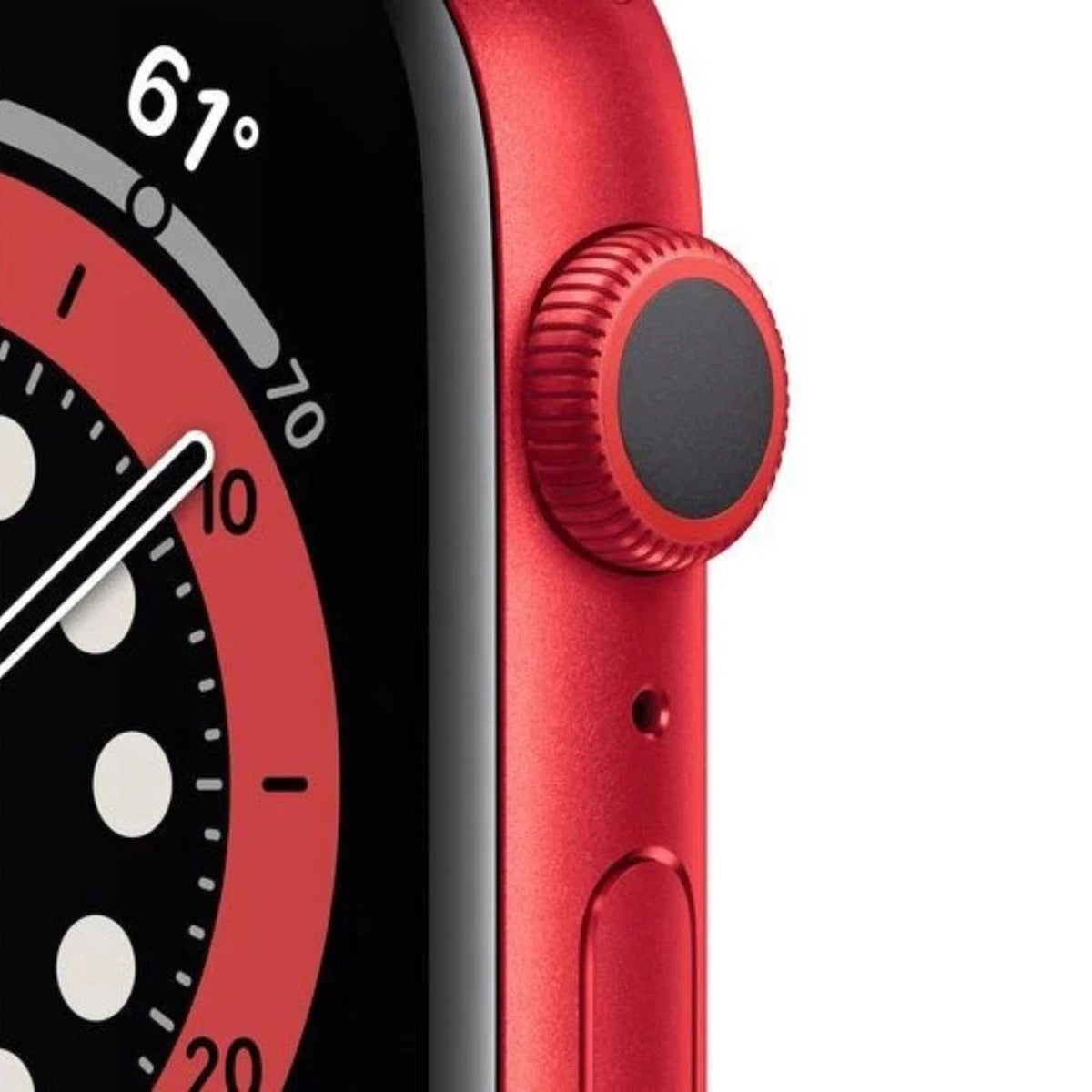 Apple Watch Series 6 (GPS, 40mm) Red Aluminium Case+ Black Strap