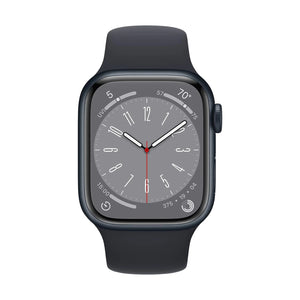 Apple Watch Series 8 (GPS, 45mm) Midnight Aluminium Case + Black Strap