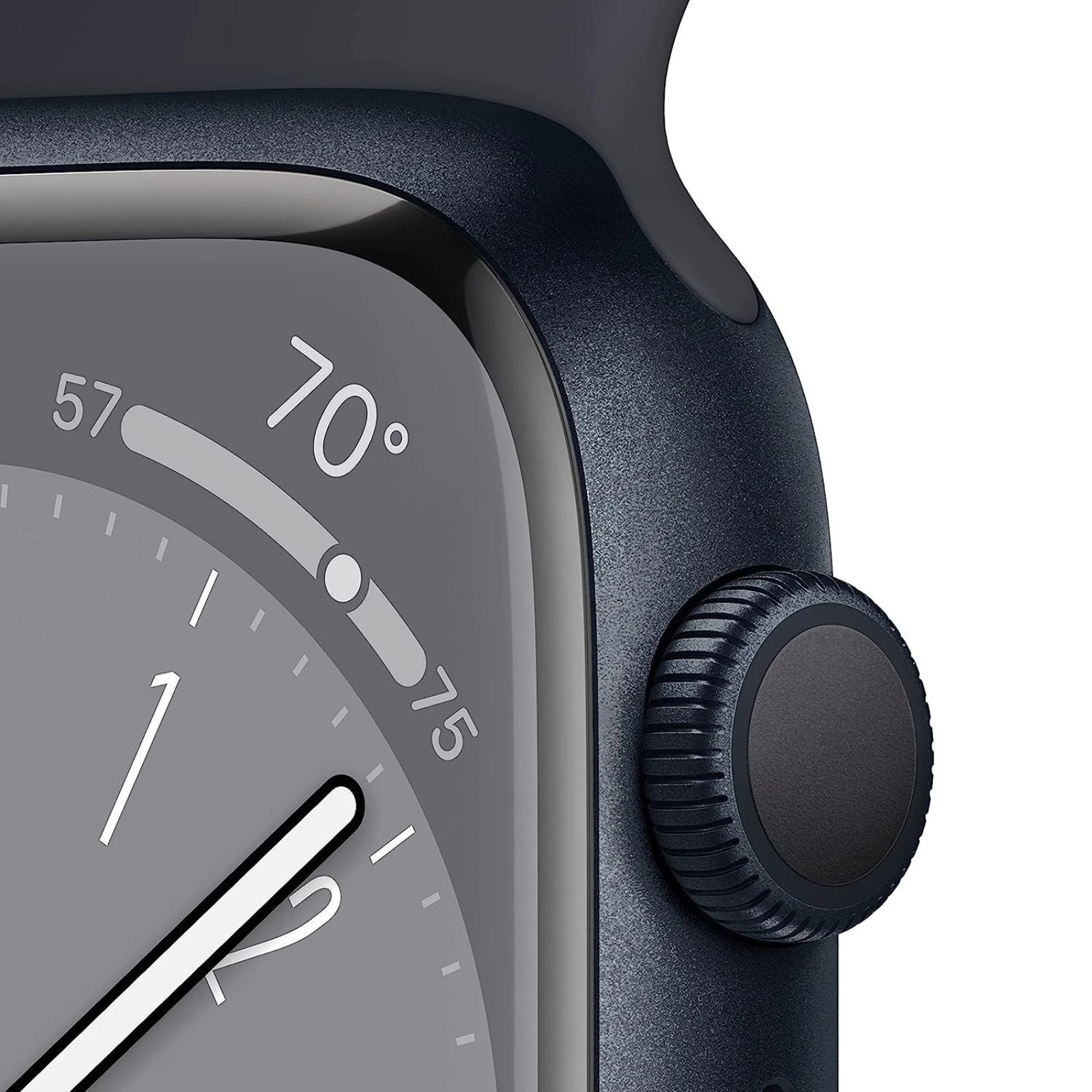 Apple Watch Series 8 (GPS, 45mm) Midnight Aluminium Case + Black Strap