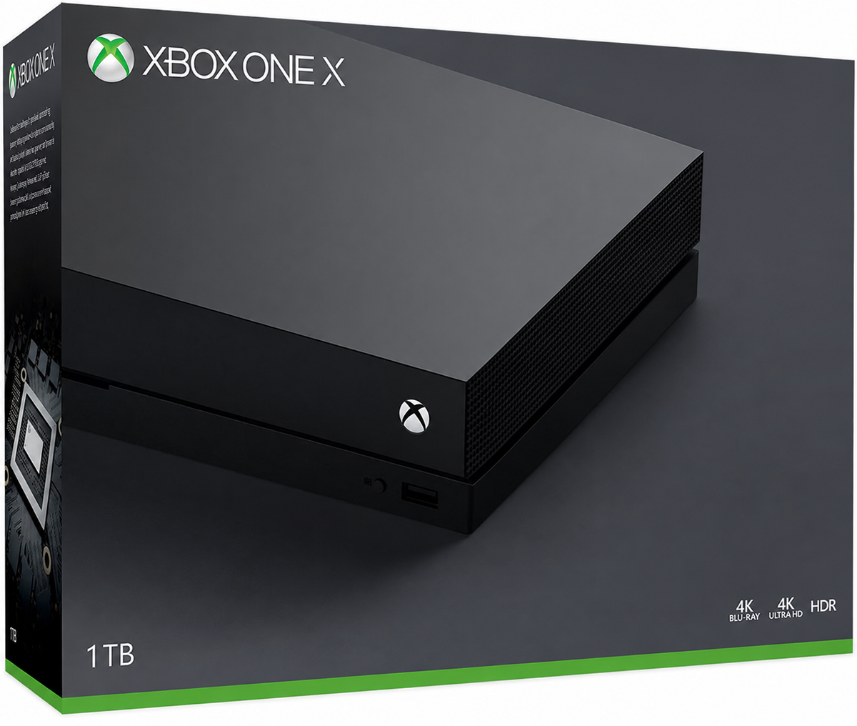 Microsoft Xbox One X 1TB Console - Black