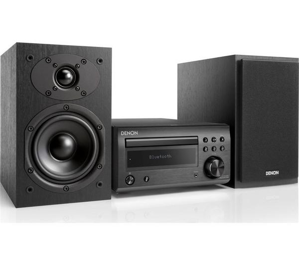 Denon DM-41DAB Wireless Hi-Fi Micro System DAB Radio Stereo - Black