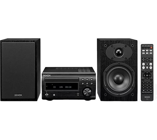 Denon DM-41DAB Wireless Hi-Fi Micro System DAB Radio Stereo - Black