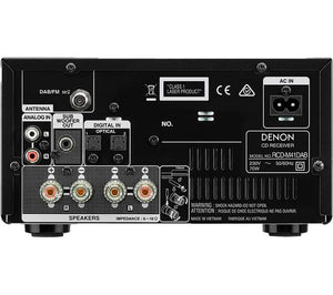Denon DM-41DAB Wireless Hi-Fi Micro System DAB Radio Stereo - Black
