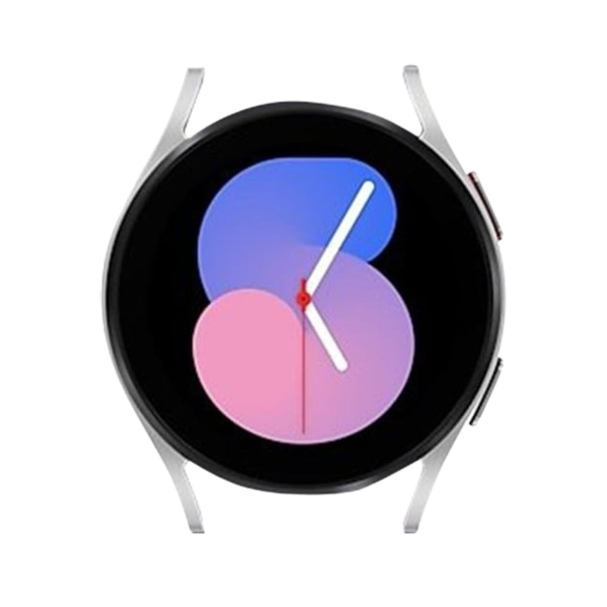 Samsung Galaxy Watch 5 (Bluetooth, 40mm) Silver Aluminium Case + Purple Strap