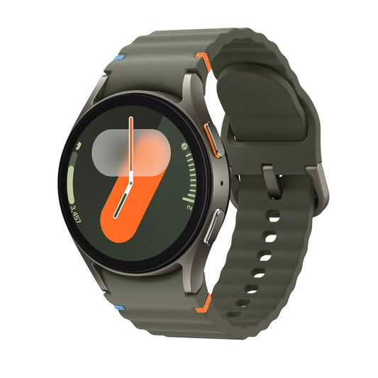 Samsung Galaxy Watch 7 (Cellular, 40mm) Green Aluminium Case + Green Strap