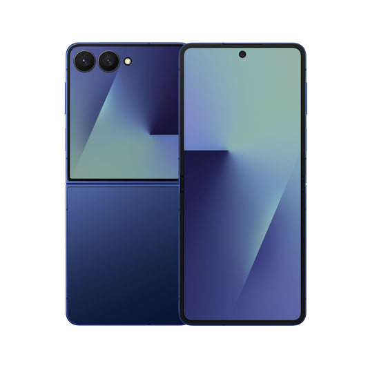 Samsung Galaxy Z Flip7 Shadow Blue 6.9" 512GB 5G Unlocked & SIM Free Smartphone