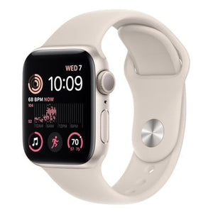 Apple Watch SE2 (GPS, 40mm) Starlight Aluminium Case + Starlight Strap