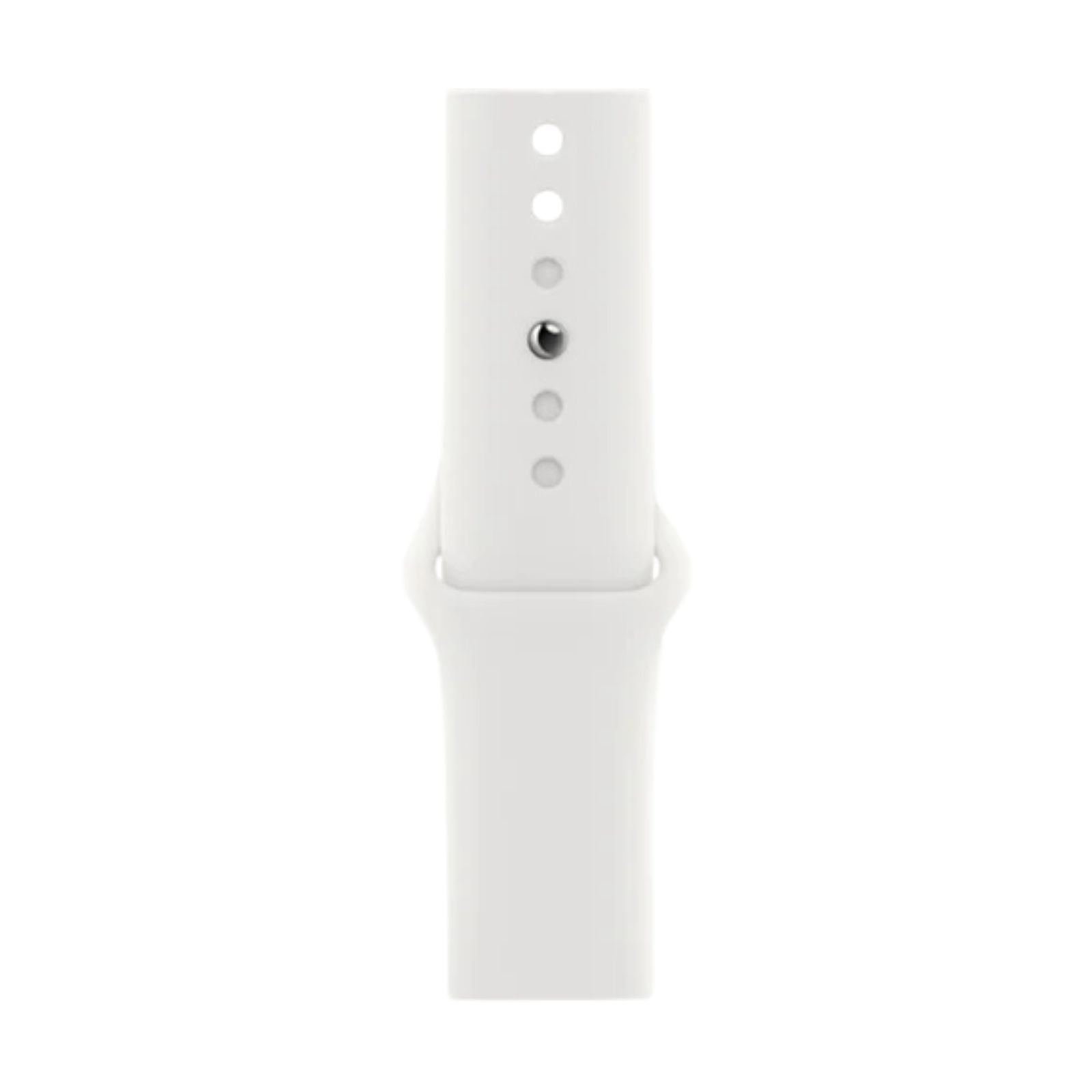 Apple Watch Series 8 (Cellular, 41mm) Silver Aluminium Case + White Strap