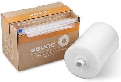 Wevac 20 x 4500cm Food Vacuum Seal Roll Keeper with Cutter, BPA Free