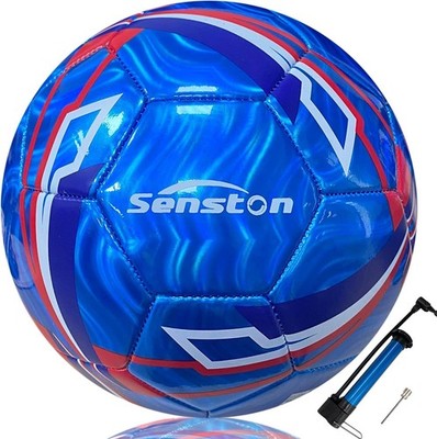 Senston Size 5 Football - Official Training Ball For Adults & Youth