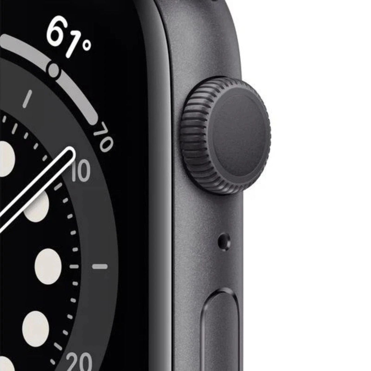 Apple Watch Series 6 (GPS+Cellular, 44mm) Space Grey Case + Black Strap