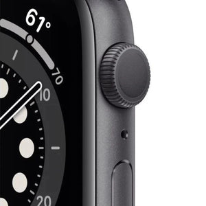 Apple Watch Series 6 (GPS+Cellular, 44mm) Space Grey Case + Black Strap