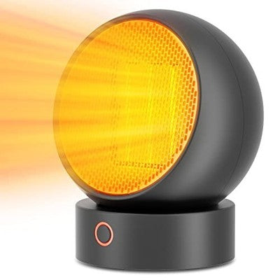 1000W/660W Mini Fan Heater Ceramic Portable Space Heater 3 Settings Quiet
