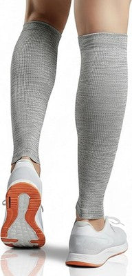 aZengear Calf Compression Sleeves XXL Mixed Grey Pair