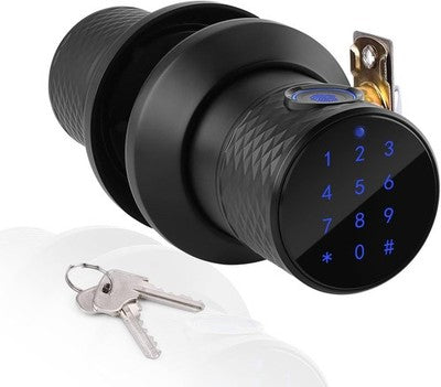 FITNATE Smart Fingerprint Door Lock Bluetooth Keypad Alexa Tuya