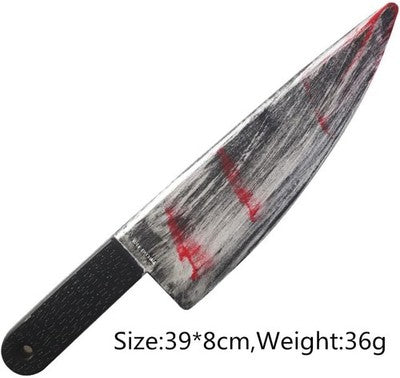 Prop Fake Realistic Bleeding Knife Toy For Halloween Party Costume Accessories
