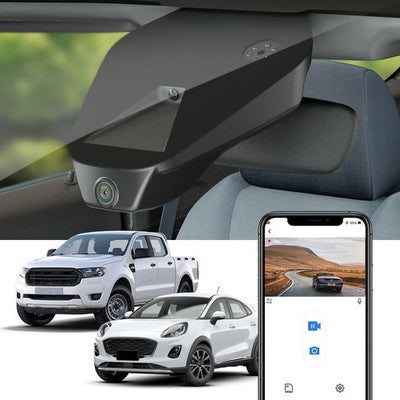 Fitcamx 4K Dash Cam for Ford Ranger 2019-2022 EU OEM UHD WLAN 64GB Card