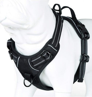 MOKCCI Truelove Soft Front Dog Harness Reflective No Pull Handle 2 Leash Set