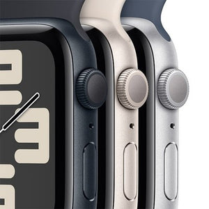 Apple Watch SE2 (GPS, 44mm) Starlight Aluminium Case + Starlight Strap