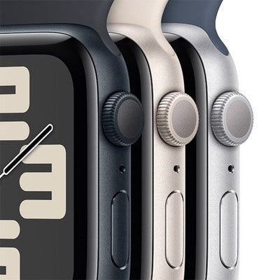 Apple Watch SE2 (GPS, 44mm) Starlight Aluminium Case + Starlight Strap