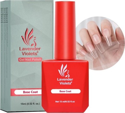 2 Pack Lavender Violets Gel Nail Polish 15Ml Base Coat Uv Led Salon Quality A105