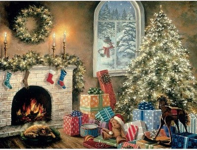 Bits And Pieces 1000-Piece Glow In The Dark Holiday Puzzle