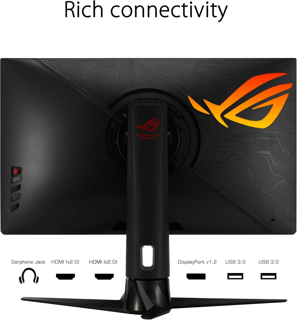 ASUS ROG XG27AQ 27" IPS Wide Quad HD 170Hz 1ms Height Adjustable Built in Speakers Gaming Monitor