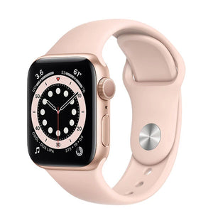 Apple Watch Series 4 (GPS, 44mm) Gold Aluminium Case + Pink Strap