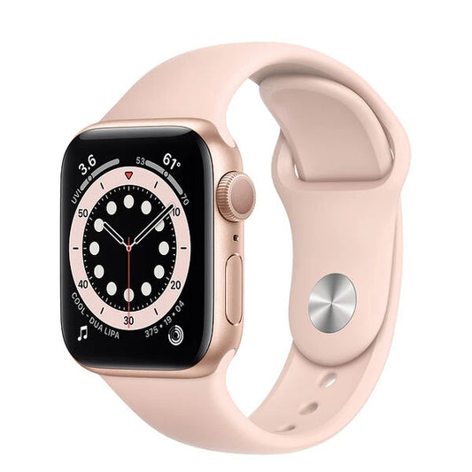 Apple Watch Series 4 (GPS, 44mm) Gold Aluminium Case + Pink Strap