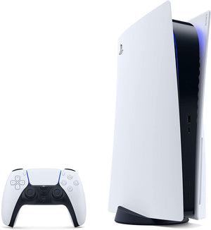 Sony PlayStation (PS5) Disc Edition Console with Controller 825GB Wi-Fi - White