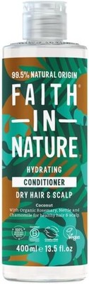 Faith In Nature Organic Coconut Conditioner, Hydrating For 400 Ml (Pack Of 3)