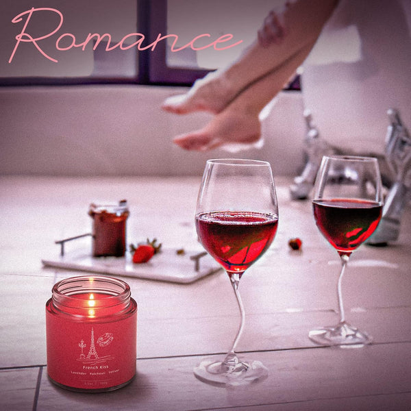 Scented Candles Set, Curated to Promote Intimacy Romantic Candles Gift -Relax NEW - Rebx.co.uk