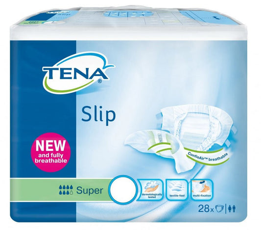 Tena Slip Super Incontinence Pads Small Pack Of 28 - Odour Neutralising