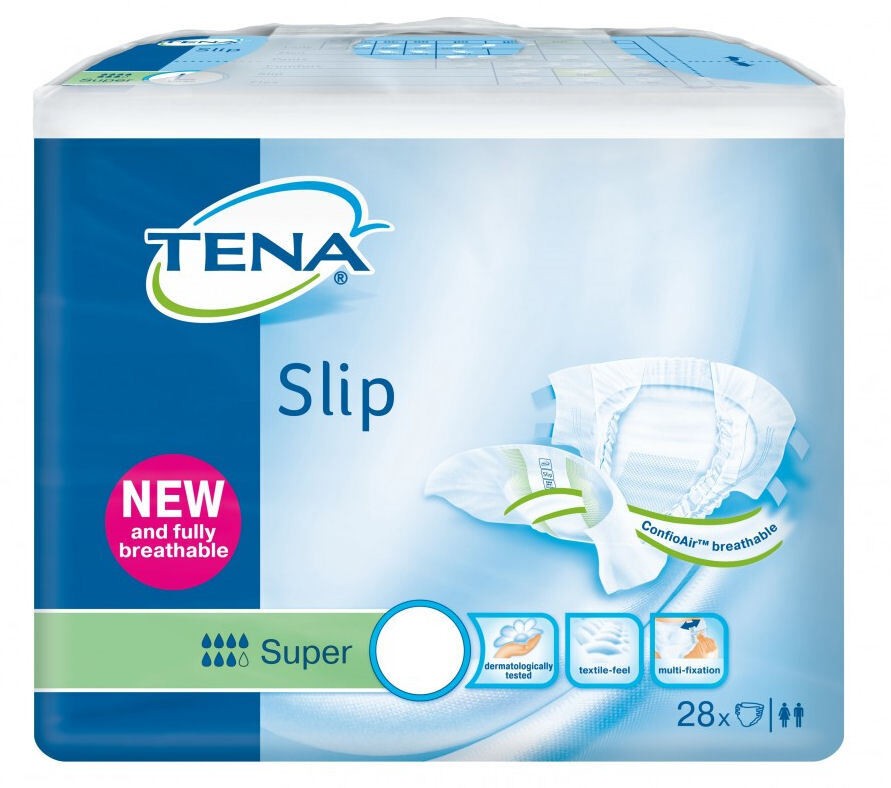 Tena Slip Super Incontinence Pads Small Pack Of 28 - Odour Neutralising