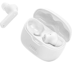 JBL Tune Beam Wireless Bluetooth Noise-Cancelling Earbuds - White