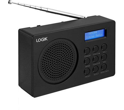 Logik L2DAB23 Portable DAB /FM Radio - Black
