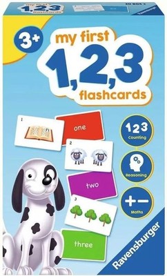 Ravensburger My First 123 Flashcards Toddler Educational Learning Cards Set New