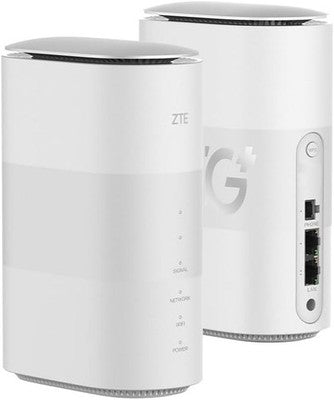 ZTE 5G CPE MC888 Unlocked WiFi 6 Router 3.8Gbps UK Plug White