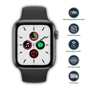 Apple Watch SE (GPS, 40mm) Space Grey Aluminium Case + Midnight Strap