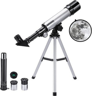 Uverbon Telescope for Kids 360/50mm Astronomy Telescope 90X with Tripod