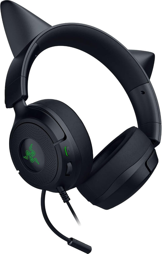 Razer Kraken Kitty V3 X Wired Headset - 270g, TriForce 40mm, Black