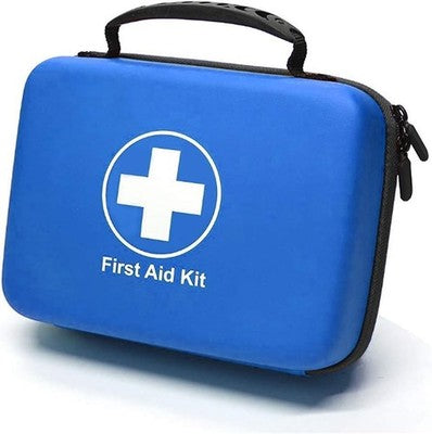 SHBC Waterproof First Aid Kit 228pcs Survival Rescue Bag Blue